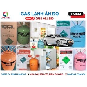 Gas lạnh Ấn Độ R134a, R410A, R32, R404A, R407C, R600a, R123, R290, R23, R467 và R507